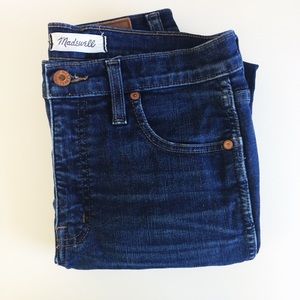 Madewell 10” High Riser Skinny Jeans in Hayes Wash